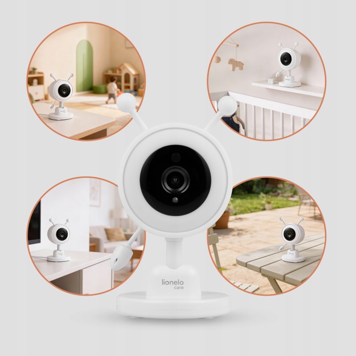 Lionelo Babyline 3.4 Ηλεκτρονική Ενδοεπικοινωνία με Κάμερα & Οθόνη 3.5″