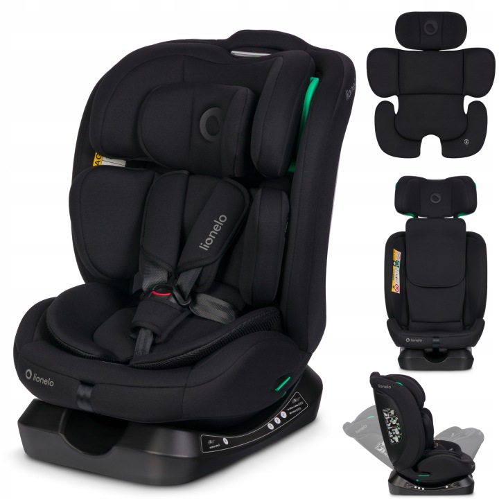 Lionelo Aart i-size Κάθισμα Αυτοκινήτου 40-150cm Black Carbon