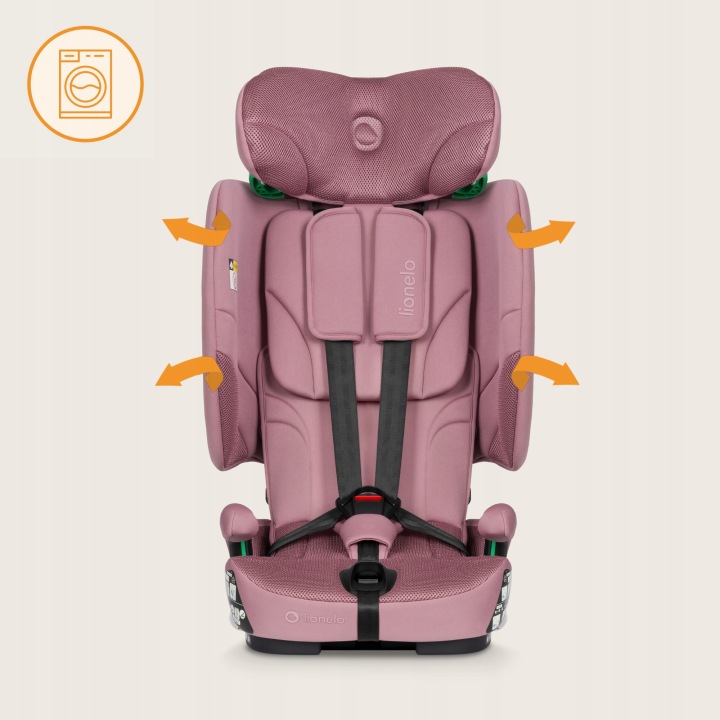 Lionelo Nelly i-Size isofix κάθισμα αυτοκινήτου 76-150cm Pink Mauve