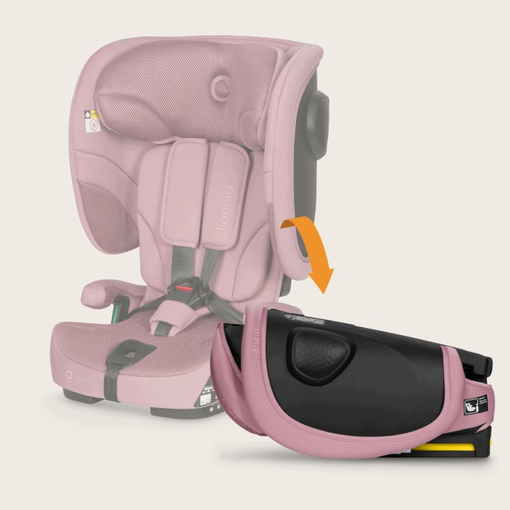 Lionelo Nelly i-Size isofix κάθισμα αυτοκινήτου 76-150cm Pink Mauve