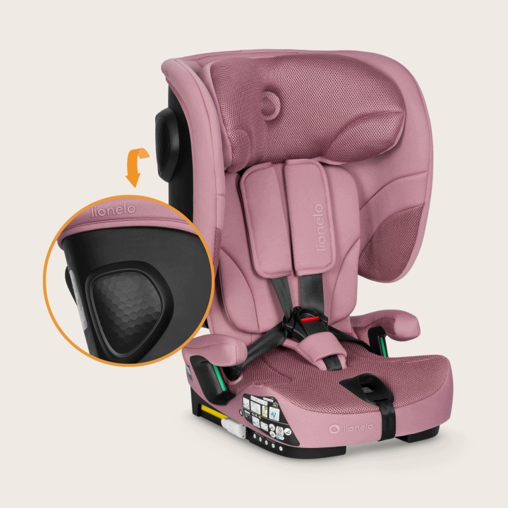 Lionelo Nelly i-Size isofix κάθισμα αυτοκινήτου 76-150cm Pink Mauve