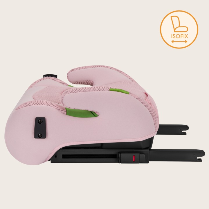 Lionelo Luuk Fix i-Size κάθισμα αυτοκινήτου isofix 125-150cm Pink Baby